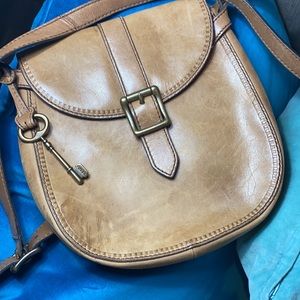 Leather Fossil Crossbody Bag
